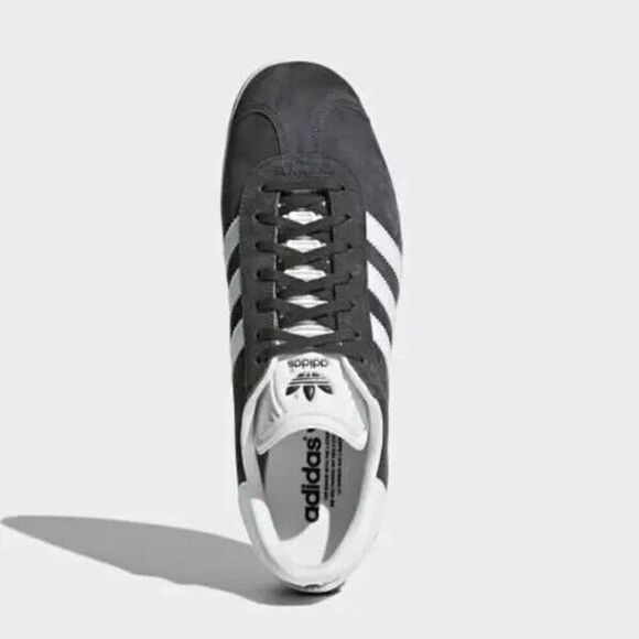 New Adidas Originals Grey & White Gazelle Shoes (BB5480) Mens 7 US 40 EUR 8 WMNS - Picture 5 of 7